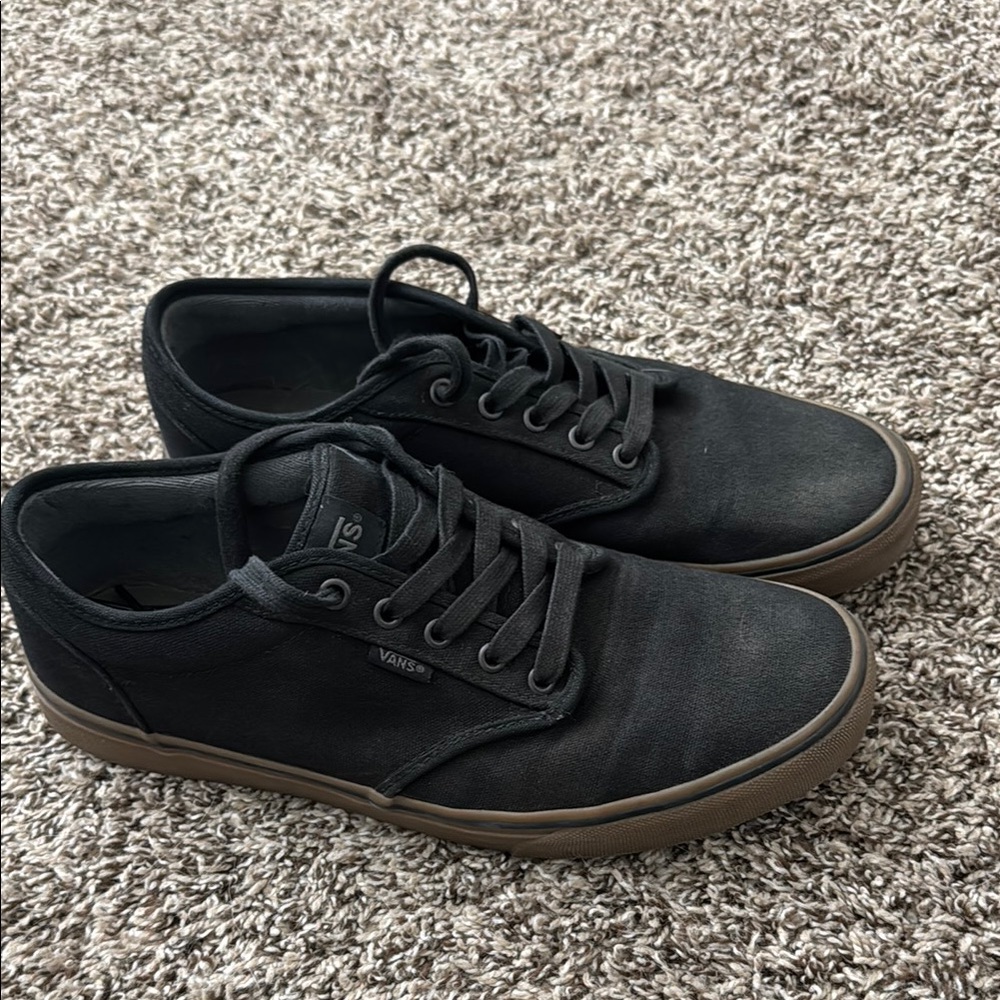 Vans Men's Black Canvas Sneakers